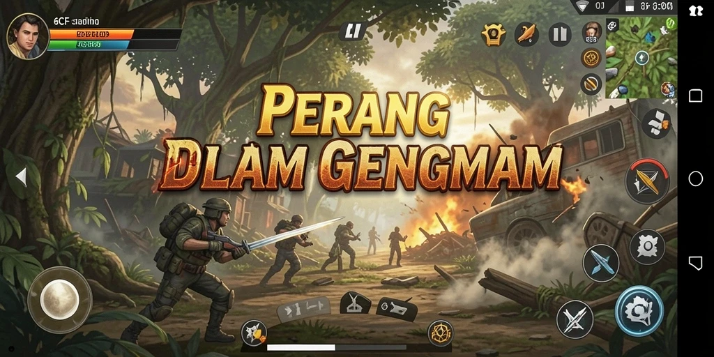 Gameplay seru di 6CF, pertempuran FPS yang memukau.