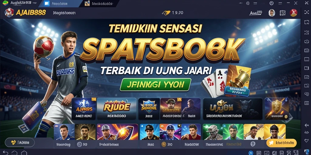 Tampilan gameplay AJAIB88 dengan berbagai opsi taruhan olahraga.
