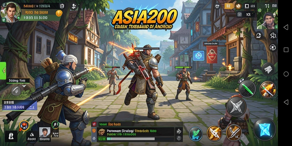Tampilan menarik dari gameplay ASIA200 yang seru dan strategis.