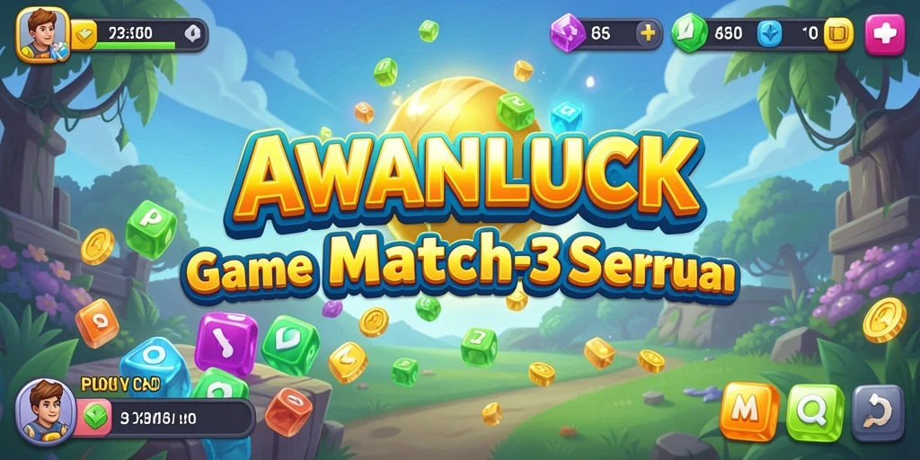 Tampilan menarik dari gameplay <strong>AWANLUCK</strong> dengan kombinasi objek yang menyenangkan.