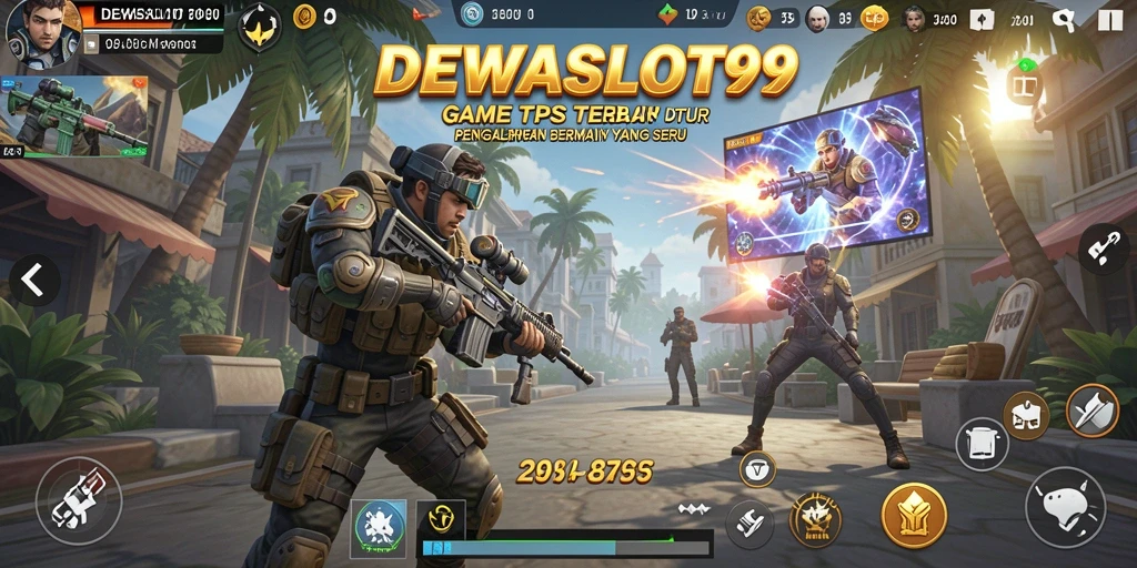 Screenshot gameplay DEWASLOT99 memperlihatkan mesin slot yang mengasyikkan.