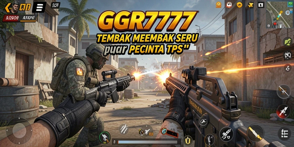 Screenshot GGR777 menampilkan intensitas aksi tembak menembak yang mendebarkan.