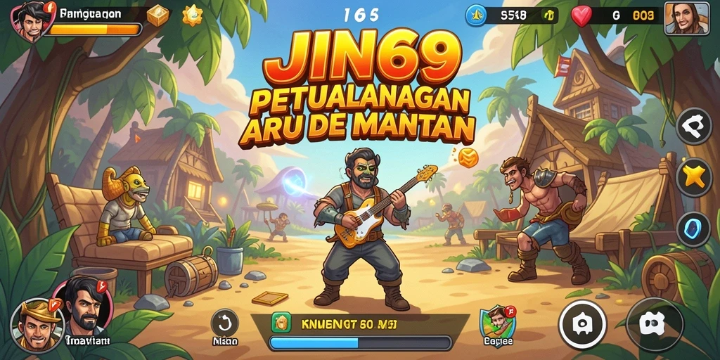 Tangkapan layar dari gameplay seru JIN69 yang penuh warna.