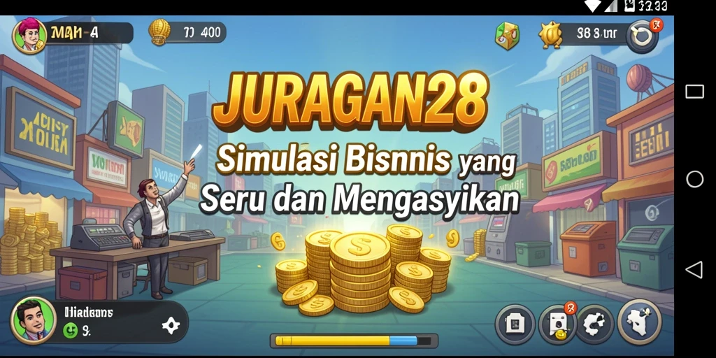 Tampilan gameplay JURAGAN28 yang seru dan menantang.
