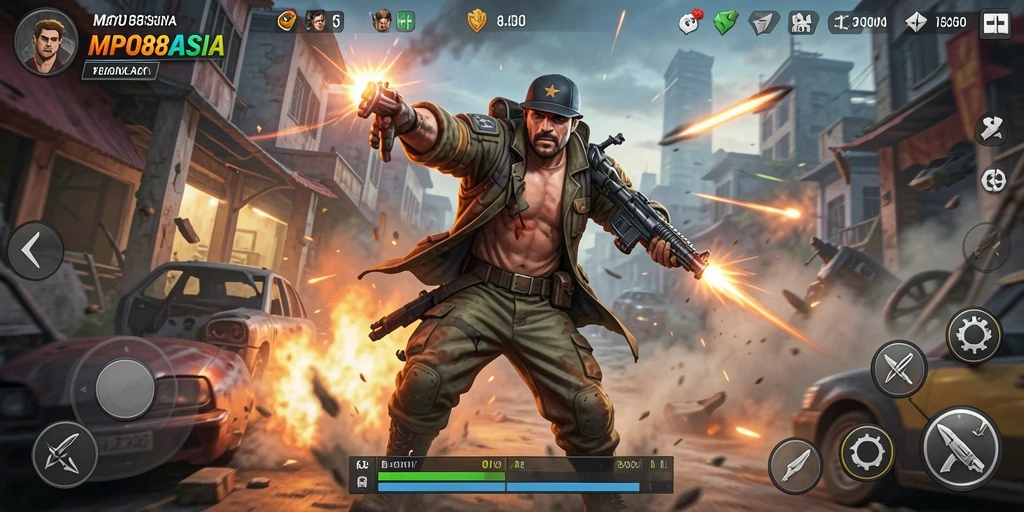 Tampilan utama gameplay MPO88ASIA dengan aksi menegangkan.