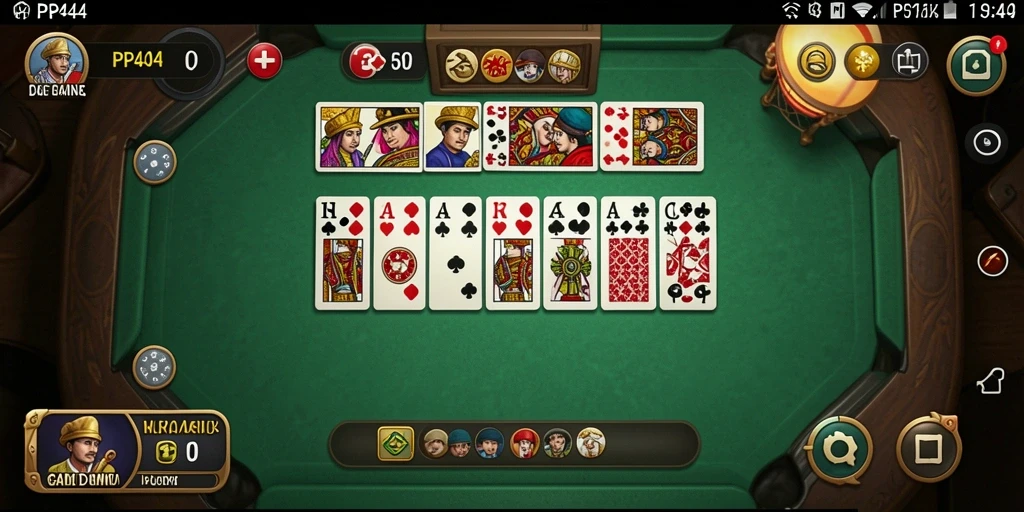 Screenshot gameplay menarik dari PP444 menampilkan aksi Domino yang mendebarkan.