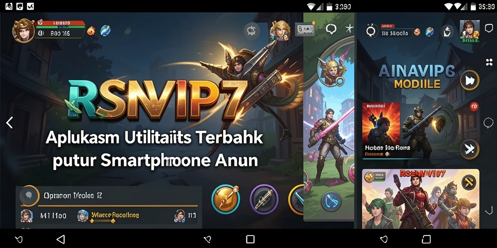 Tampilan utama RSNVIP7 yang menampilkan fitur pembersihan dan pengelolaan aplikasi.