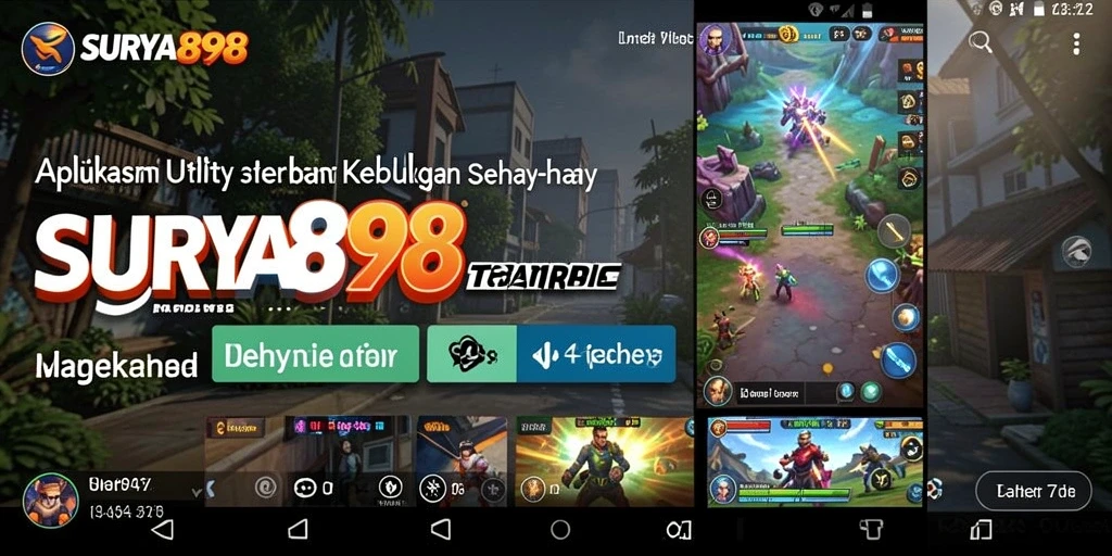 Tampilan antarmuka SURYA898 yang modern dan intuitif untuk pengelolaan tugas.