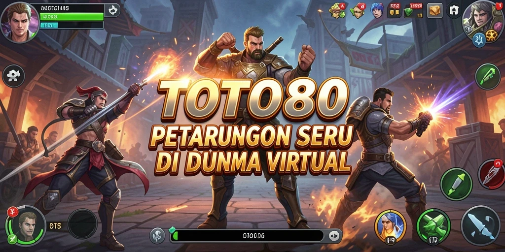 Screenshot TOTO80 menampilkan aksi seru dalam pertarungan Fighting.
