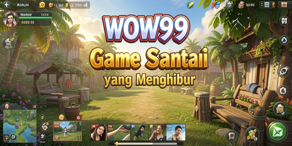 Tampilan gameplay WOW99 yang menyenangkan dan penuh warna.